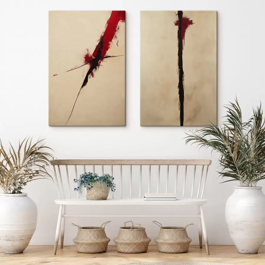 Pilt Punane abstraktsioon m01215