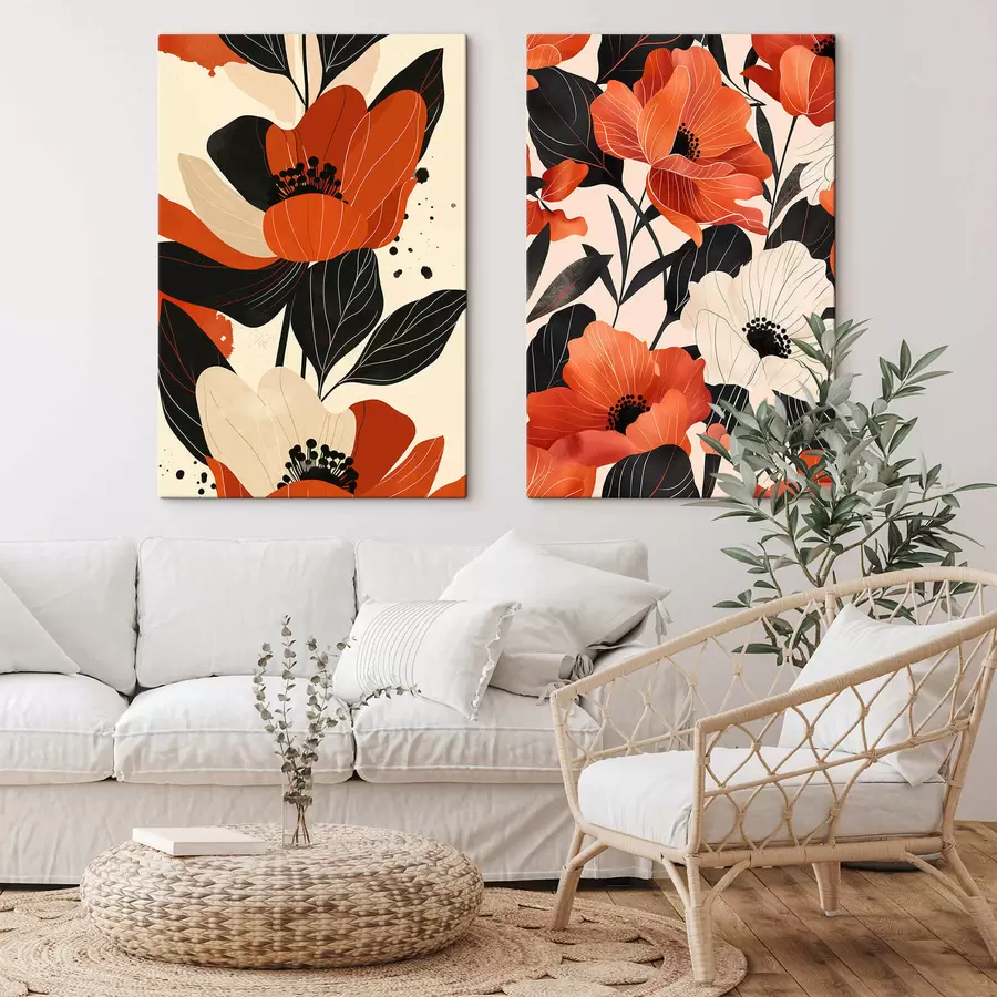 Pilt Lilleseade soojades toonides m01228