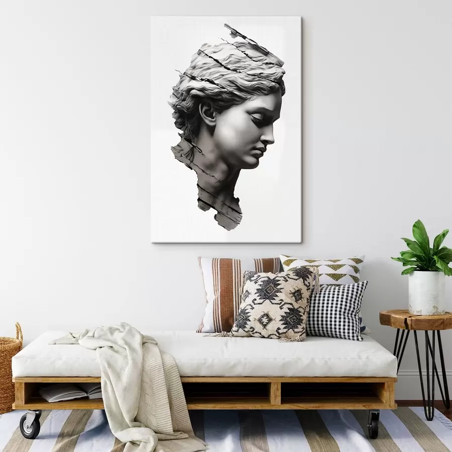 Pilt Antiikne naise profiil s47475