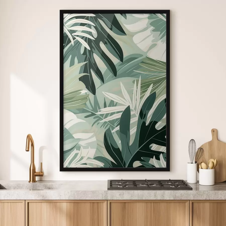 Fototapeedid Palmi lehed f47455