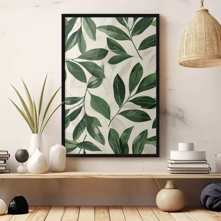 Fototapeedid Babok ja palmilehed f47457