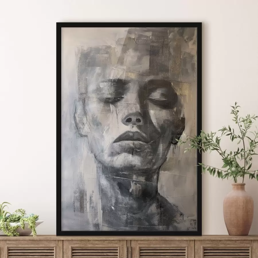 Fototapeedid Tekstuuriga portree f47482