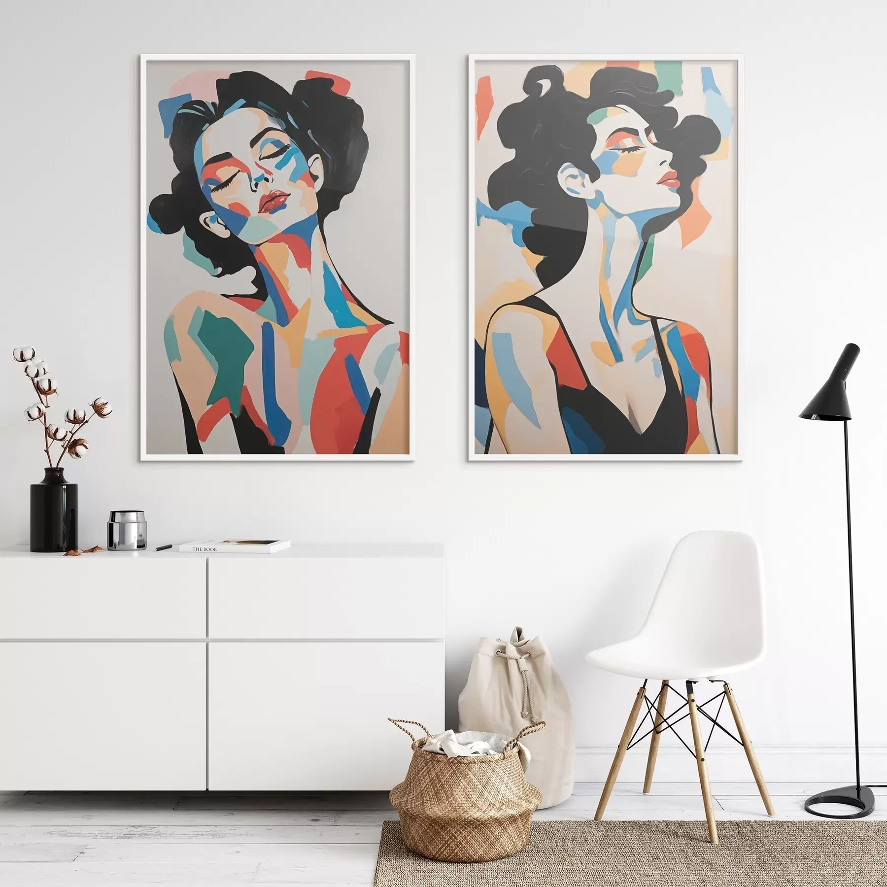 Fototapeedid Abstraktsed naiste portreed d00543