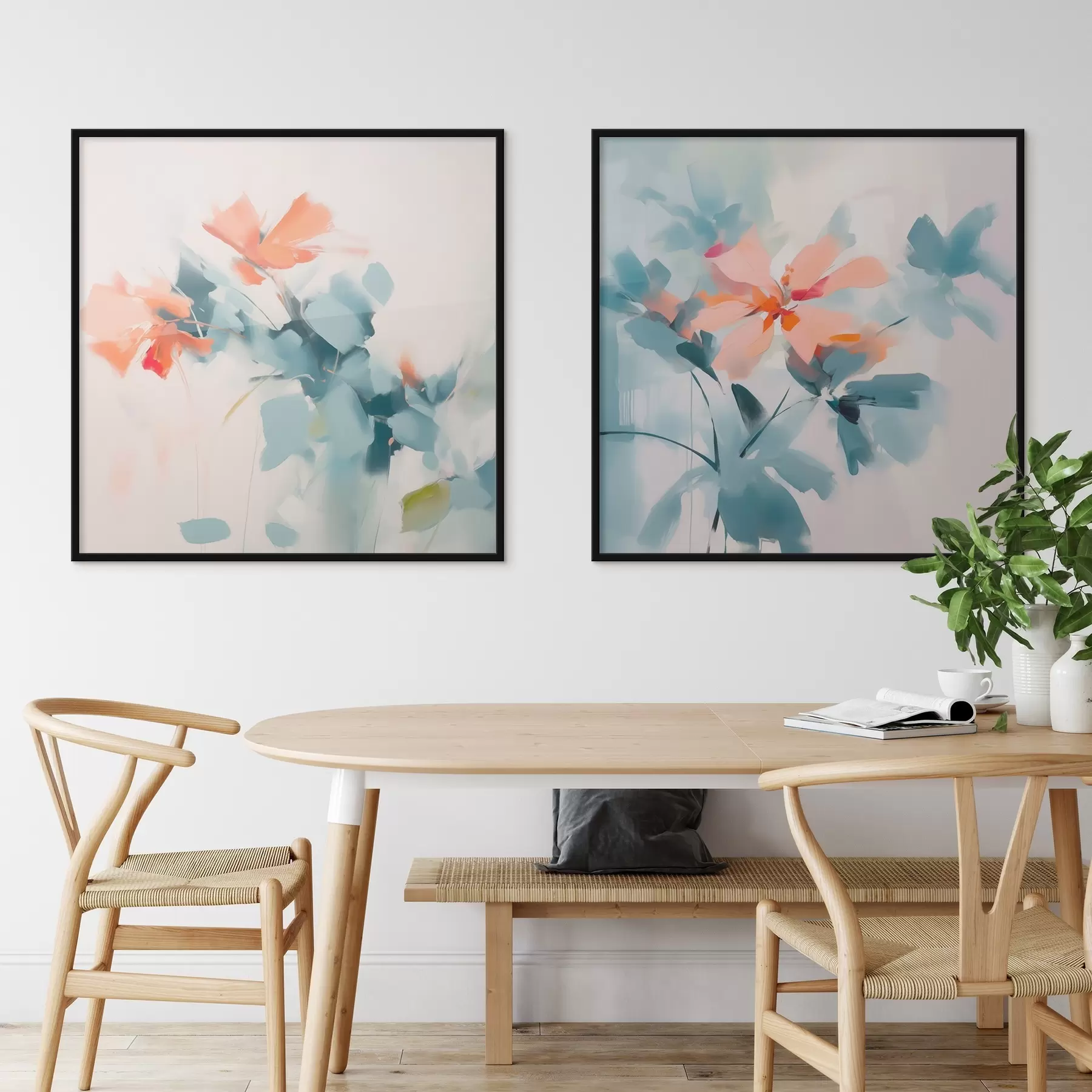 Fototapeedid Abstraktne lillede imitatsioonimaal d00564