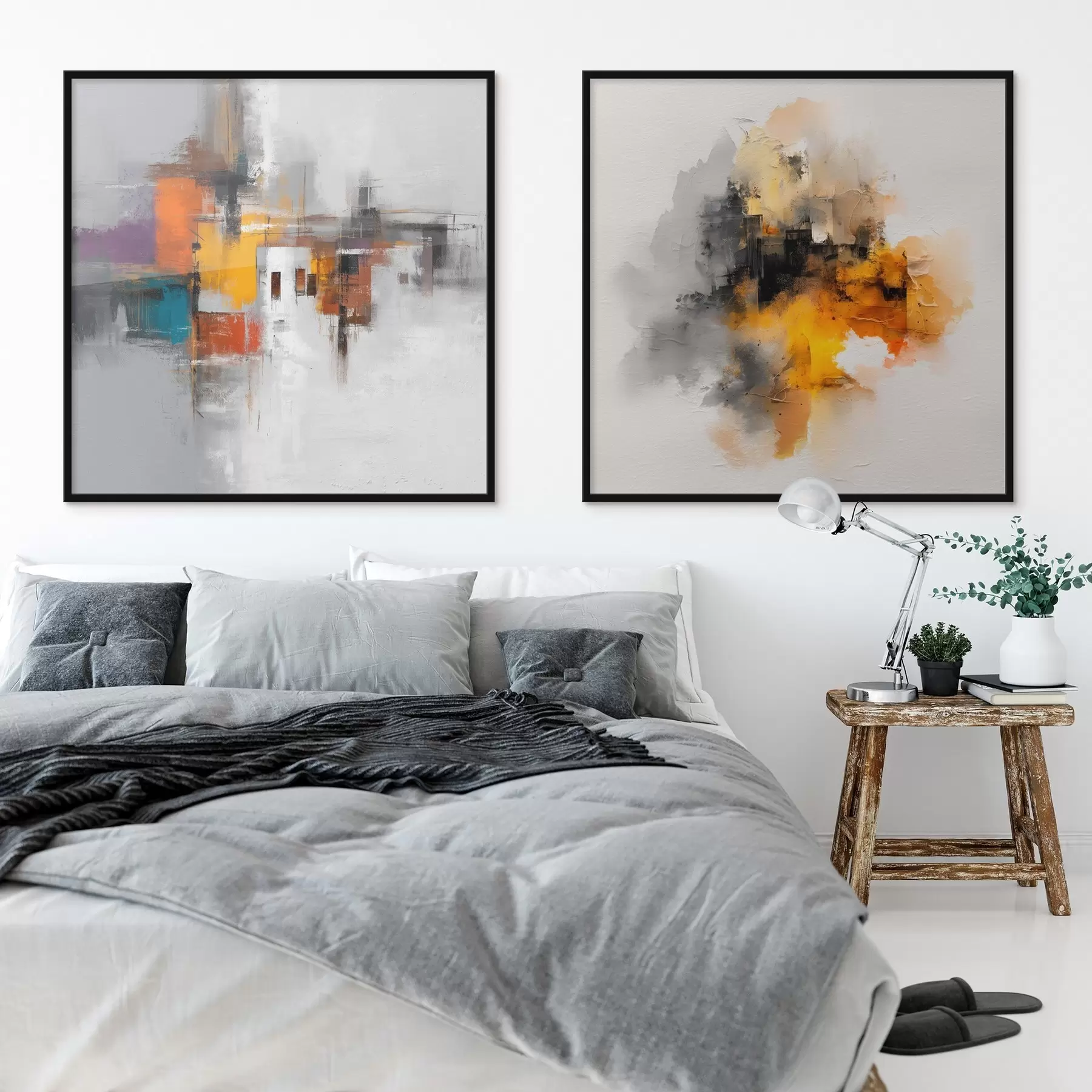 Fototapeedid Ekspressiivne linn: kontrastsete värvidega kunstiline kompositsioon d00566