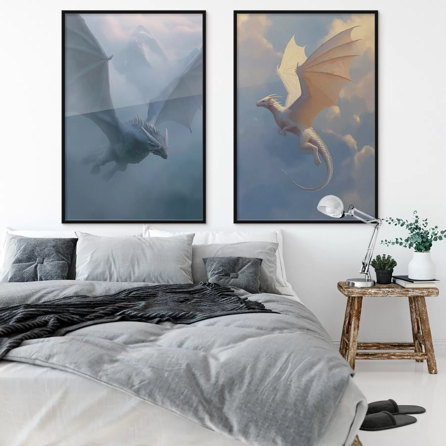 Fototapeedid Draakonid taevas d00600