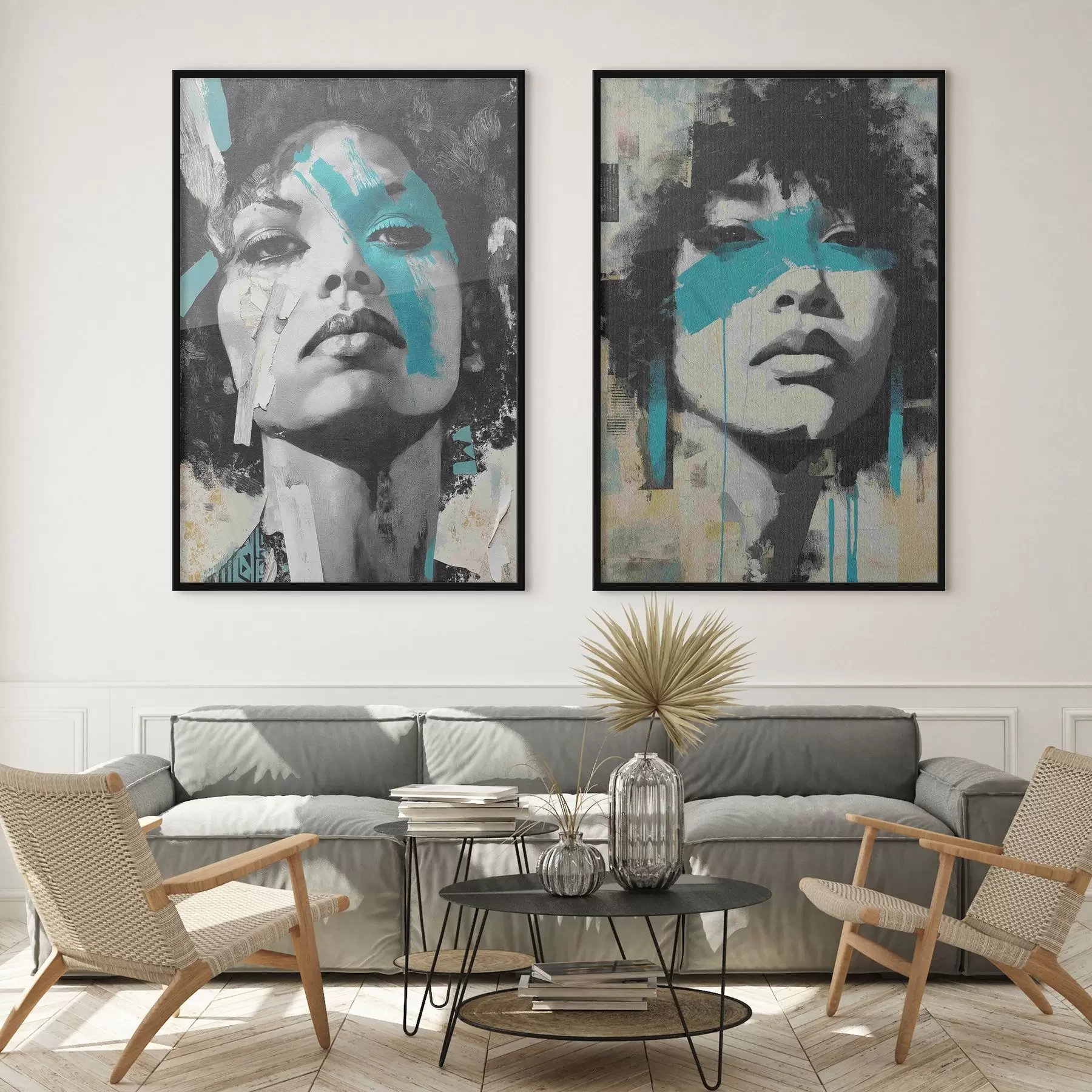 Fototapeedid Abstraktne naise nägu d00602