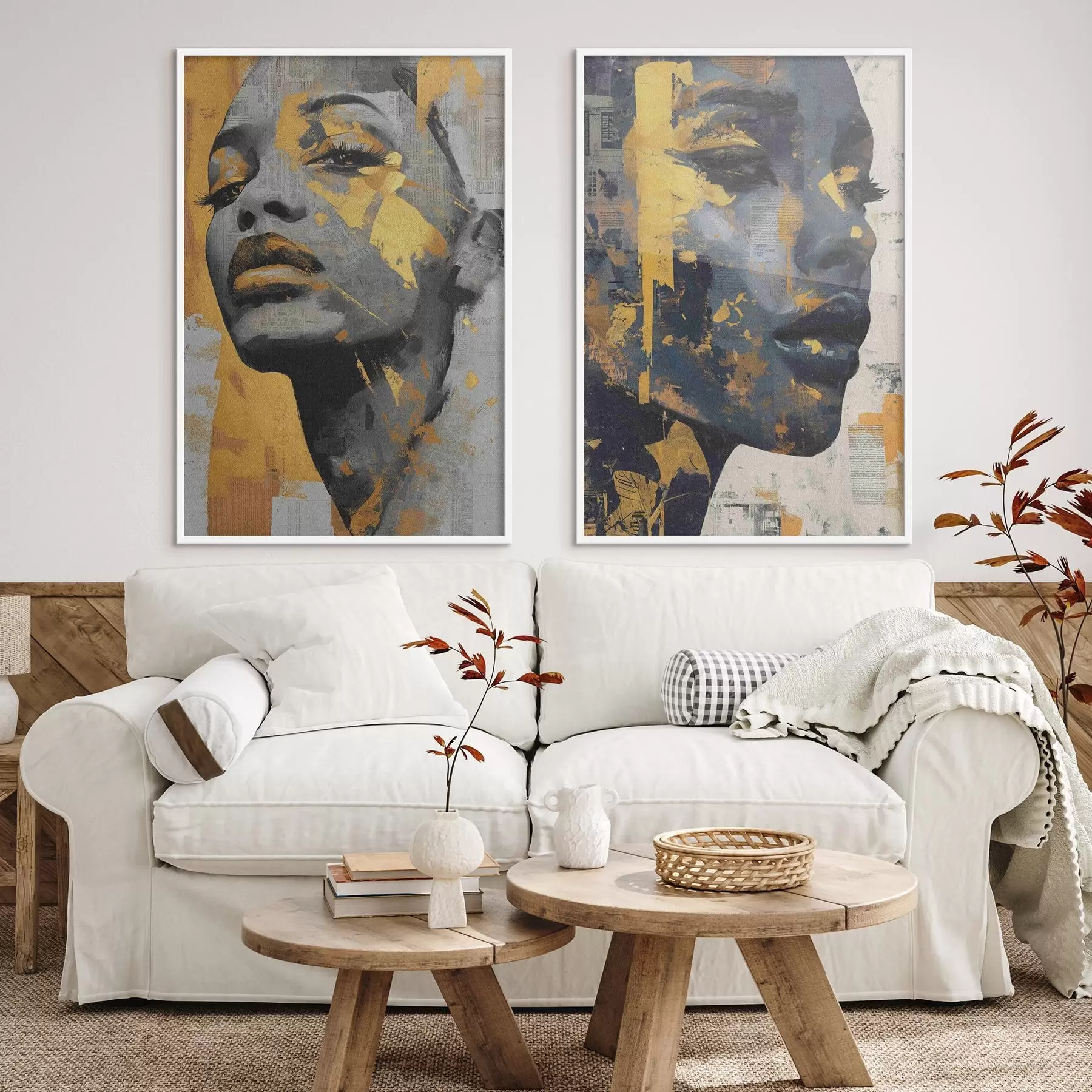 Fototapeedid Abstraktne naise nägu d00603