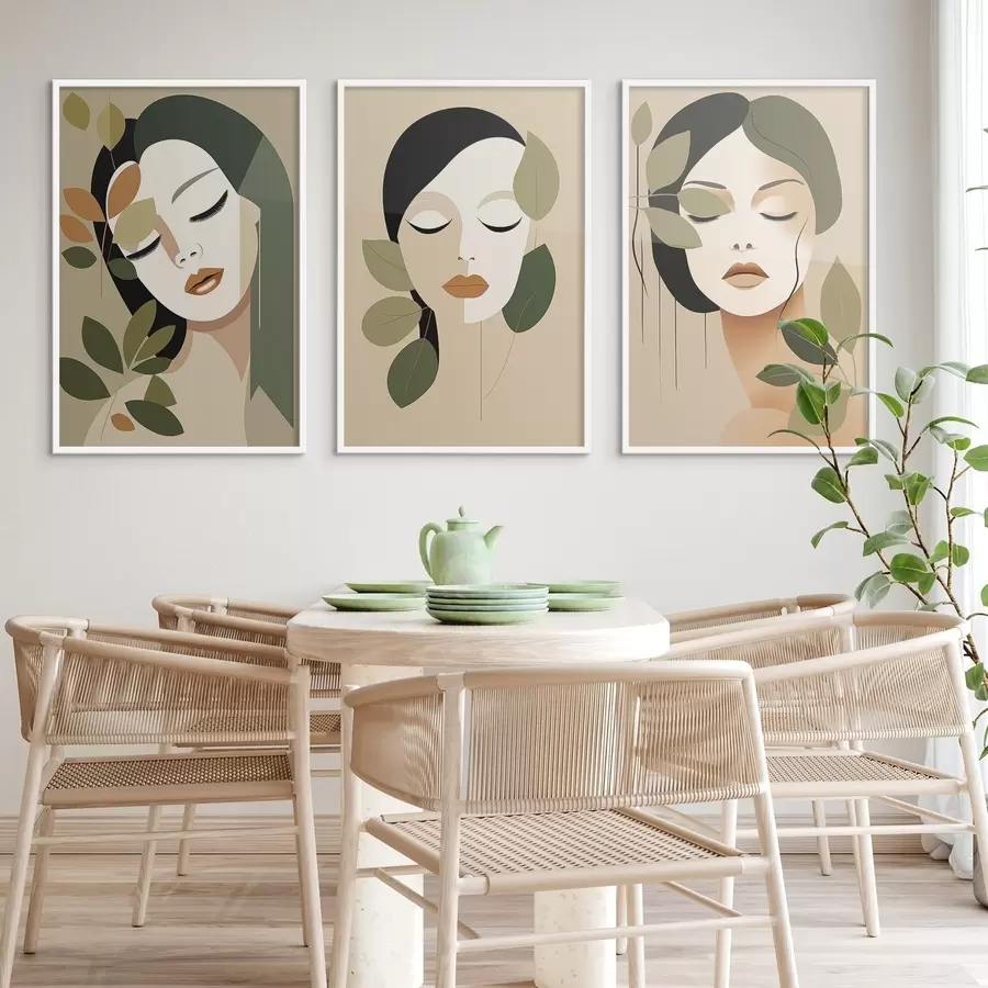 Fototapeedid Tüdrukute näod d00605