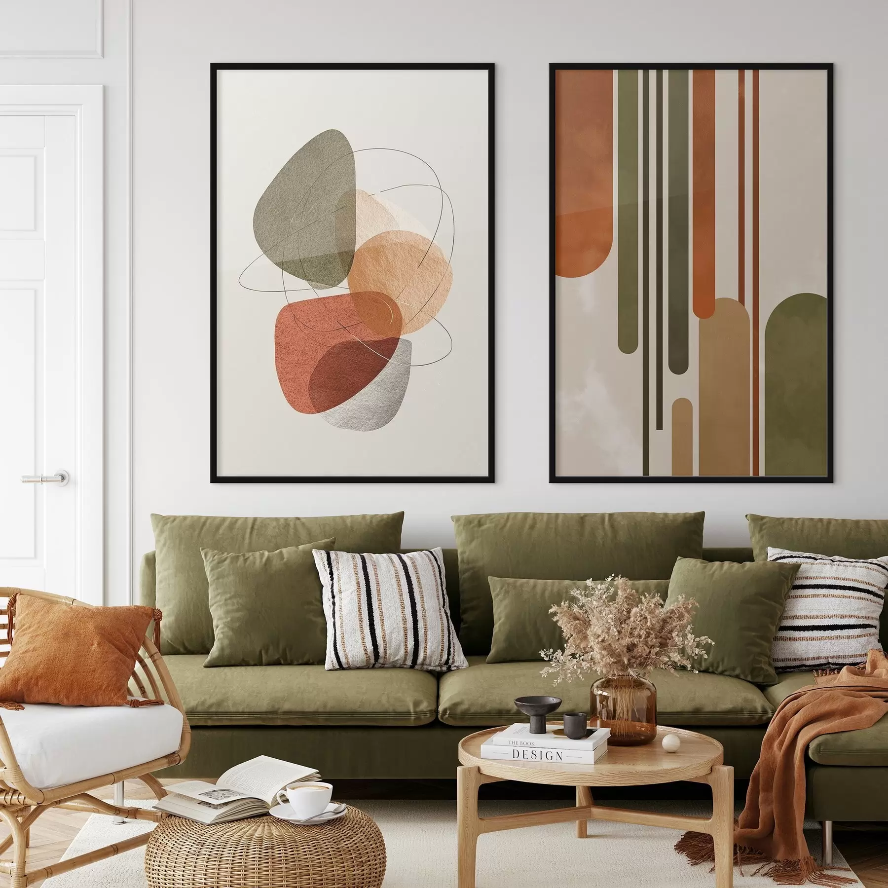 Fototapeedid Eri värvi jooned ja ringid d00608