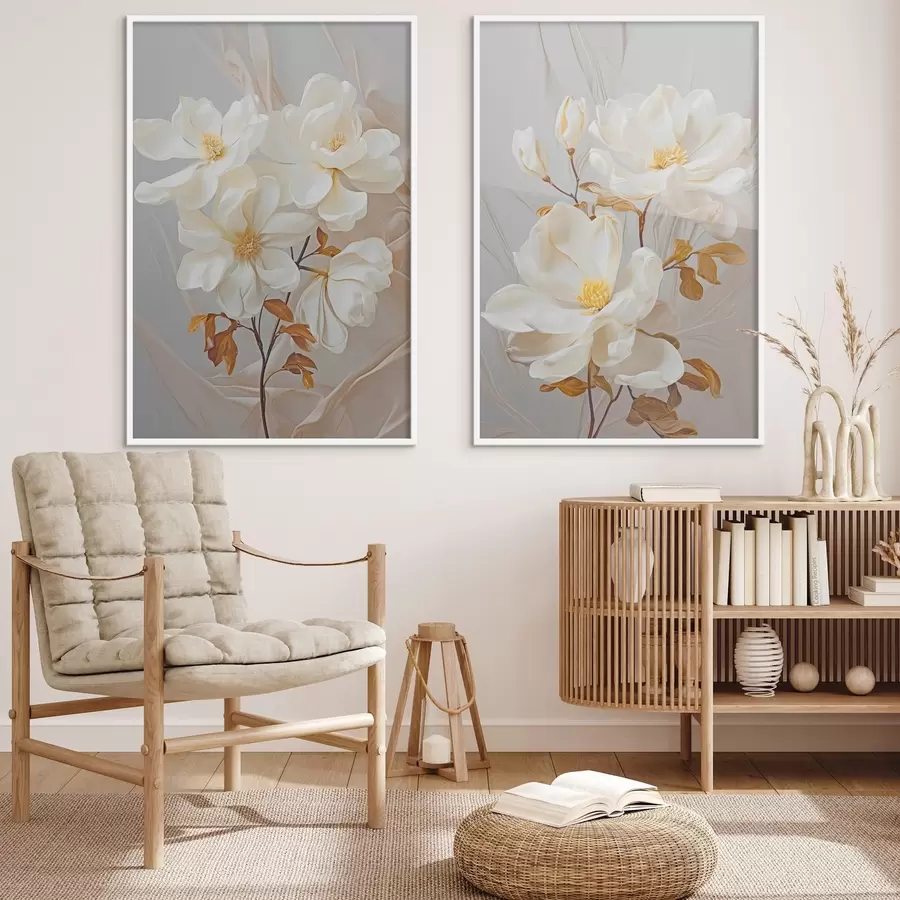 Fototapeedid Õrnad abstraktsed lilled d00611