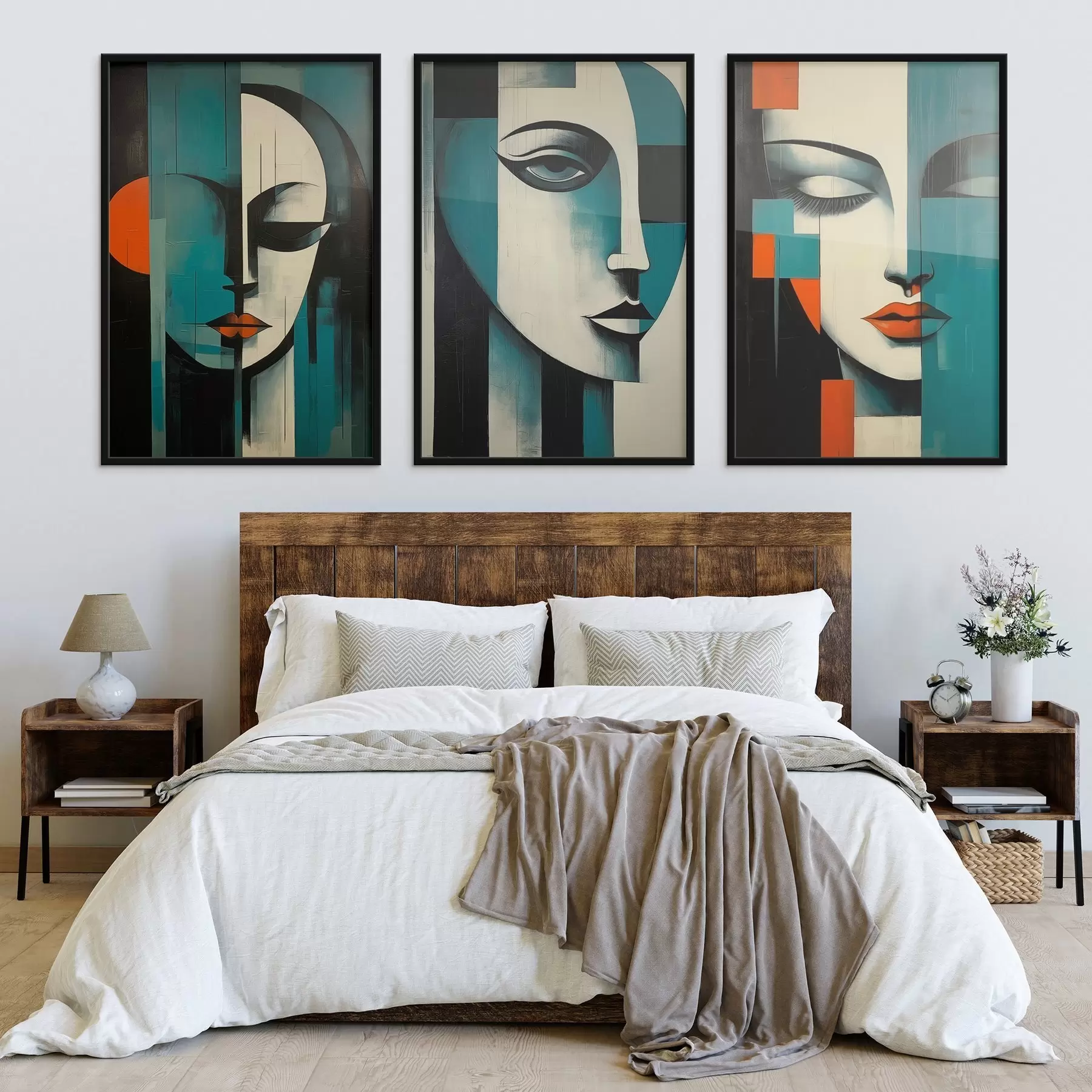 Fototapeedid Abstraktsed naiste portreed d00621