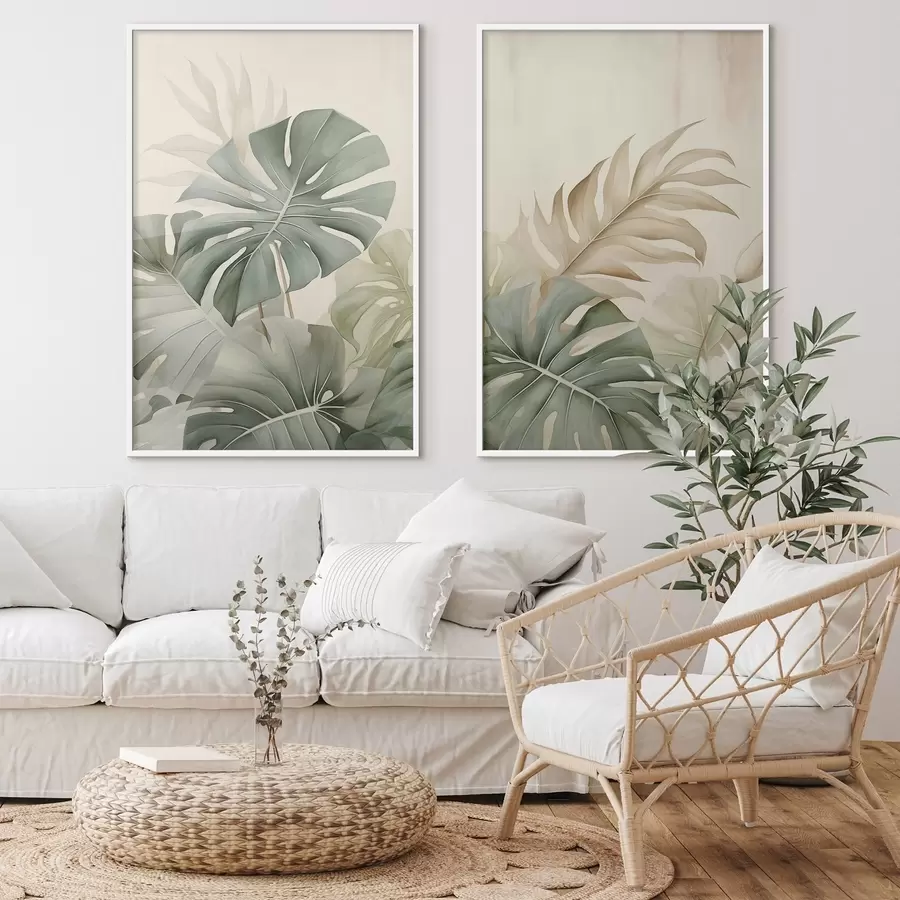 Fototapeedid Troopilised lehed d00670