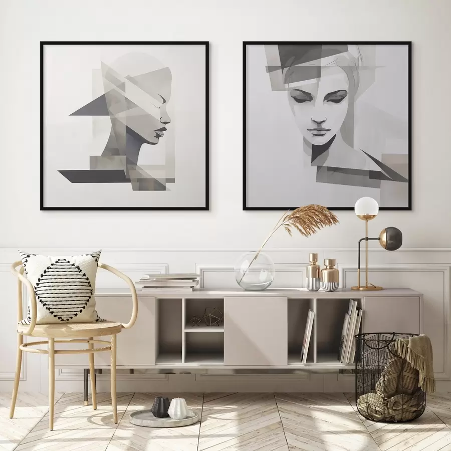 Fototapeedid Abstraktne portree d00753