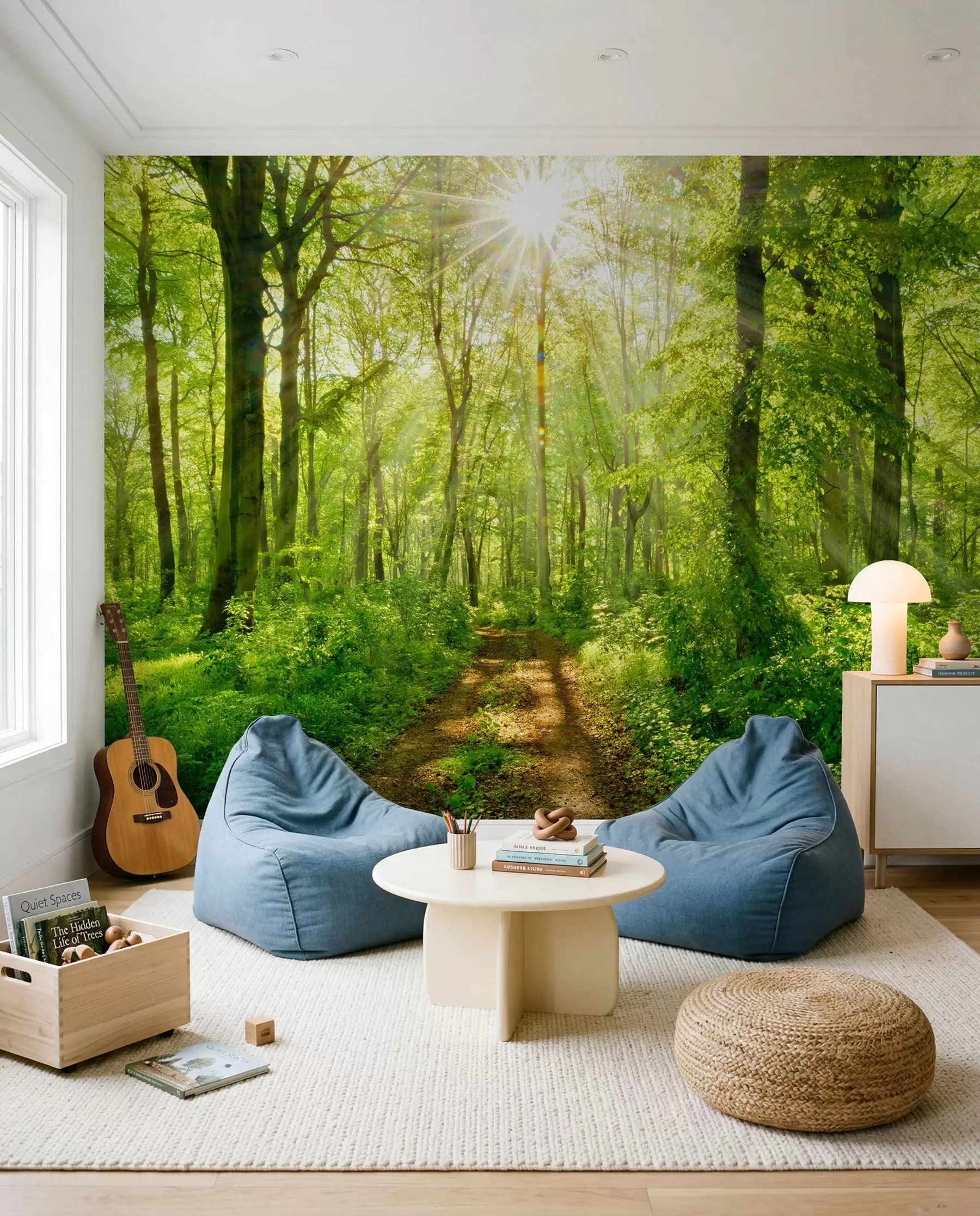 Fototapeedid Rada roheliste okste all u22252