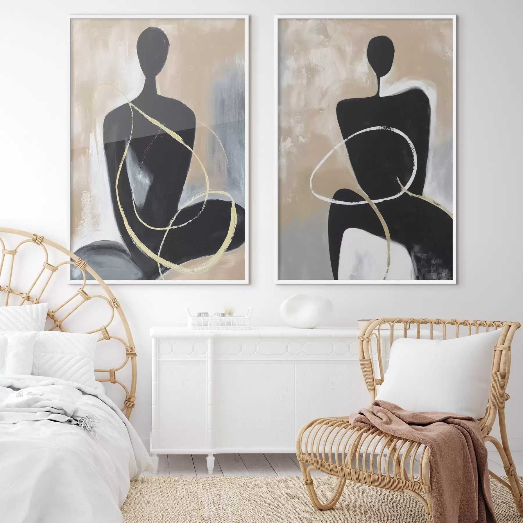 Fototapeedid Abstraktsed siluetid d00719