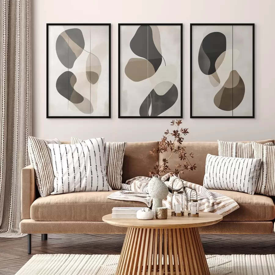 Fototapeedid Ujuvad abstraktsed kujundid d00777