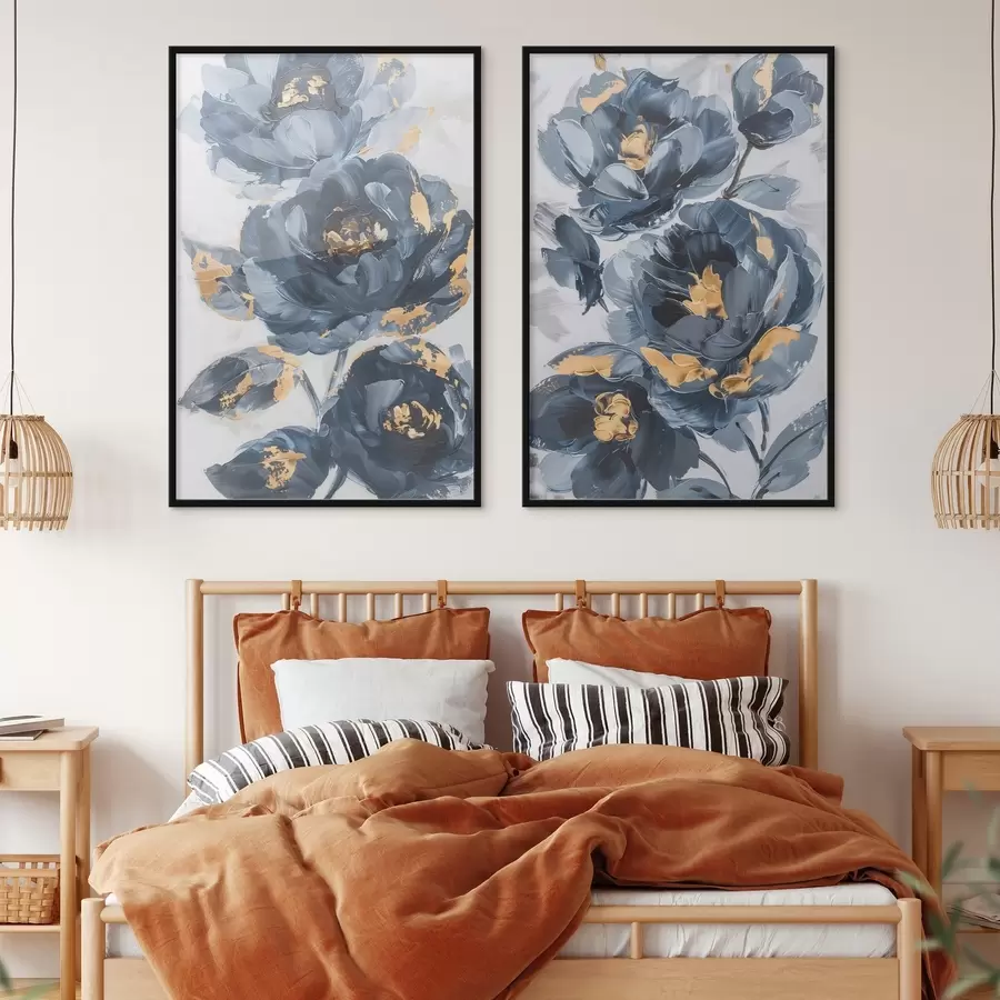 Fototapeedid Suured abstraktsed lilled d00782