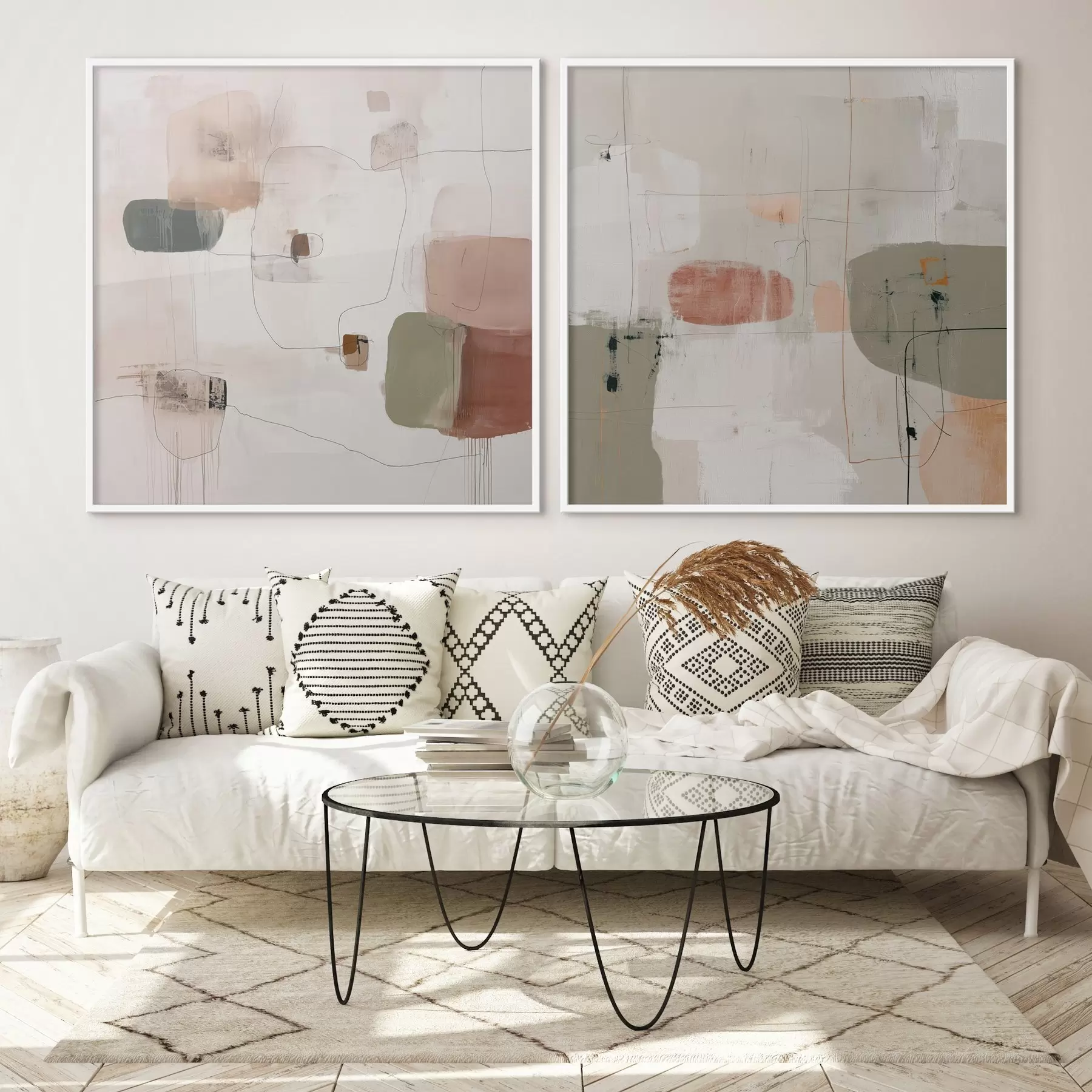 Fototapeedid Pastellkompositsioon neutraalsetes toonides d00745