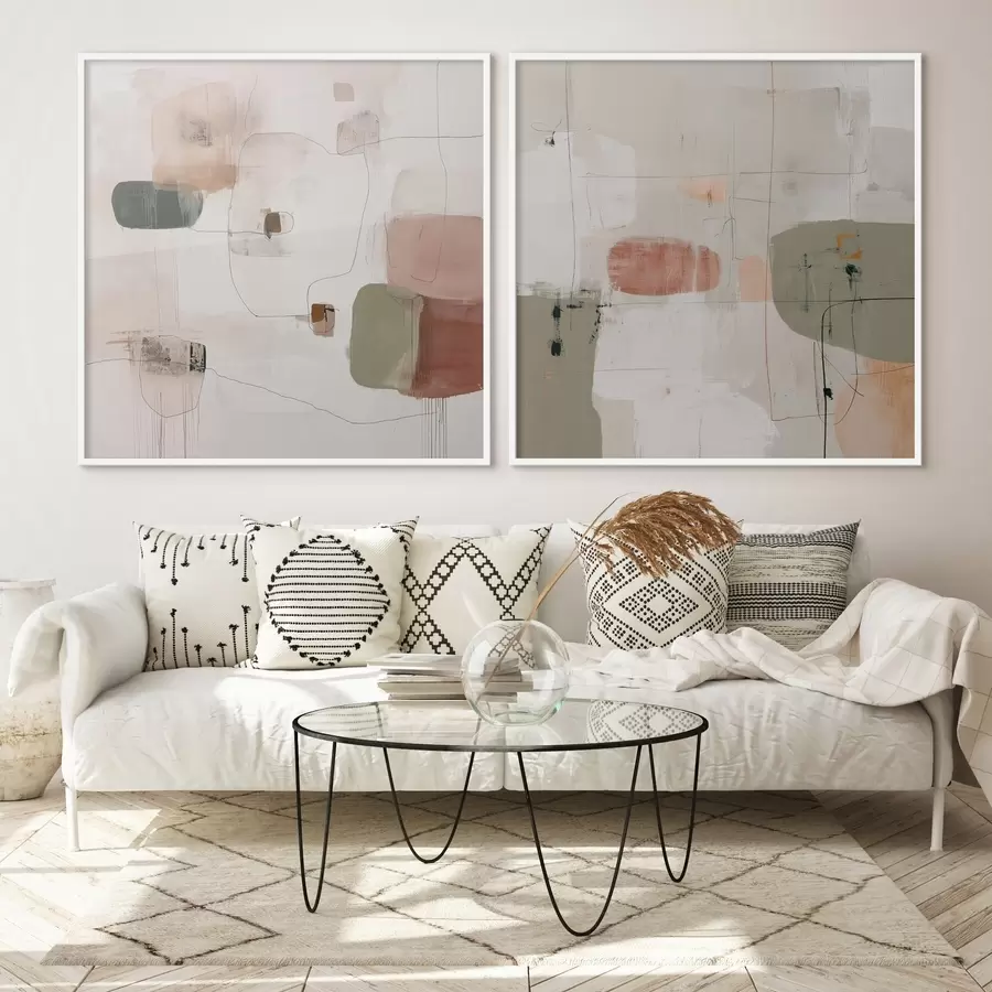 Fototapeedid Pastellkompositsioon neutraalsetes toonides d00745