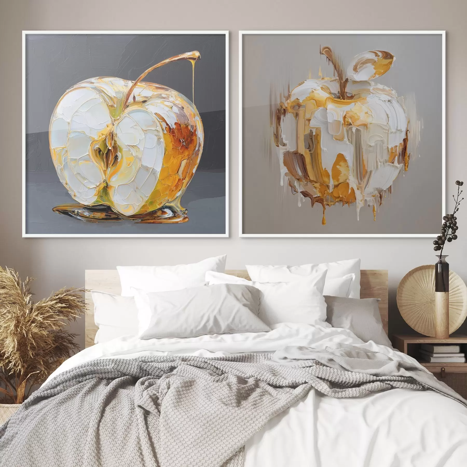 Fototapeedid Abstraktsioon õunaga kaasaegses tõlgenduses d00746