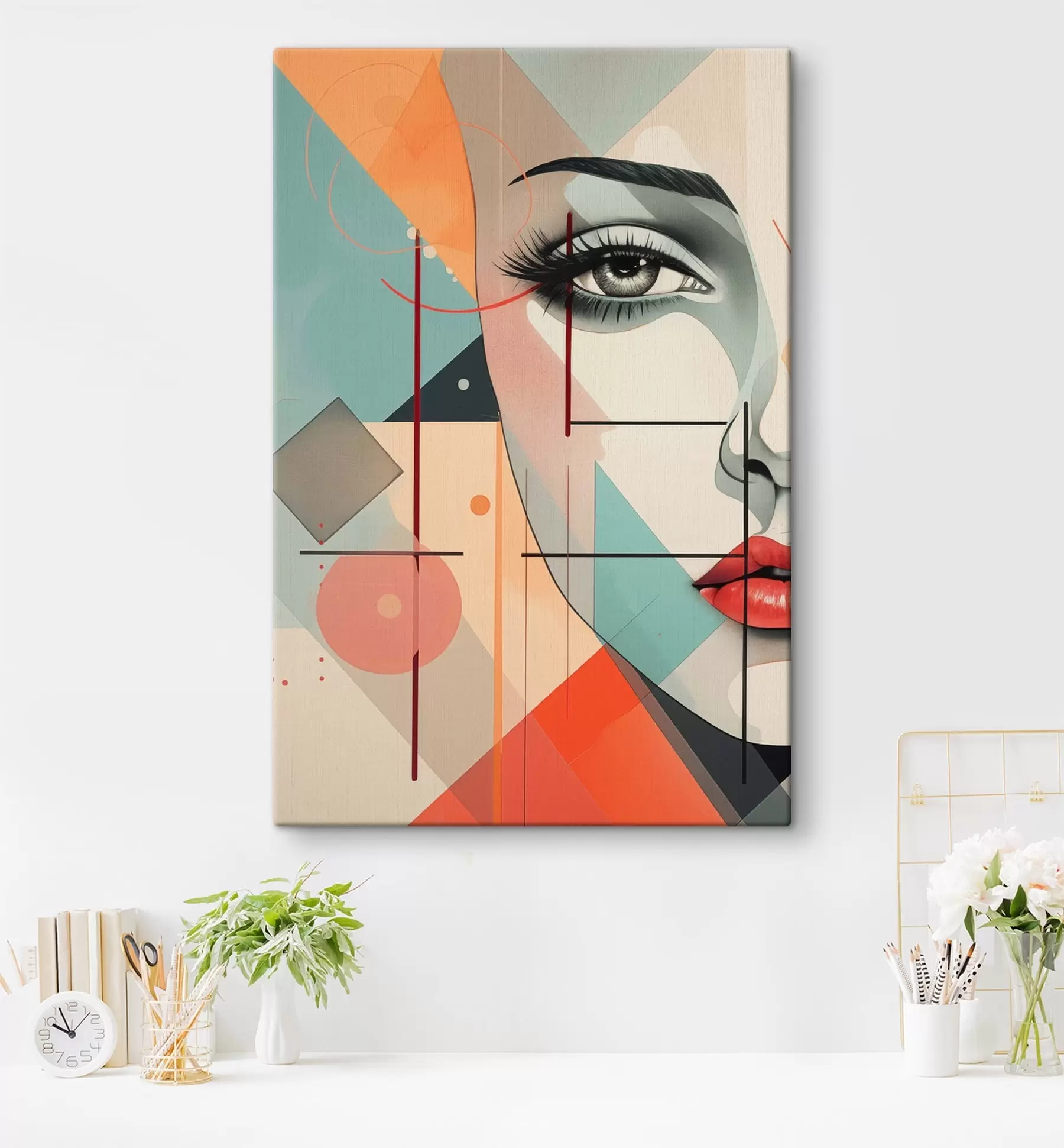 Pilt Inimesed, nägu, geomeetria s47447