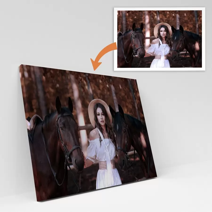 Pilt Tüdrukule kingitus tema foto põhjal s47176