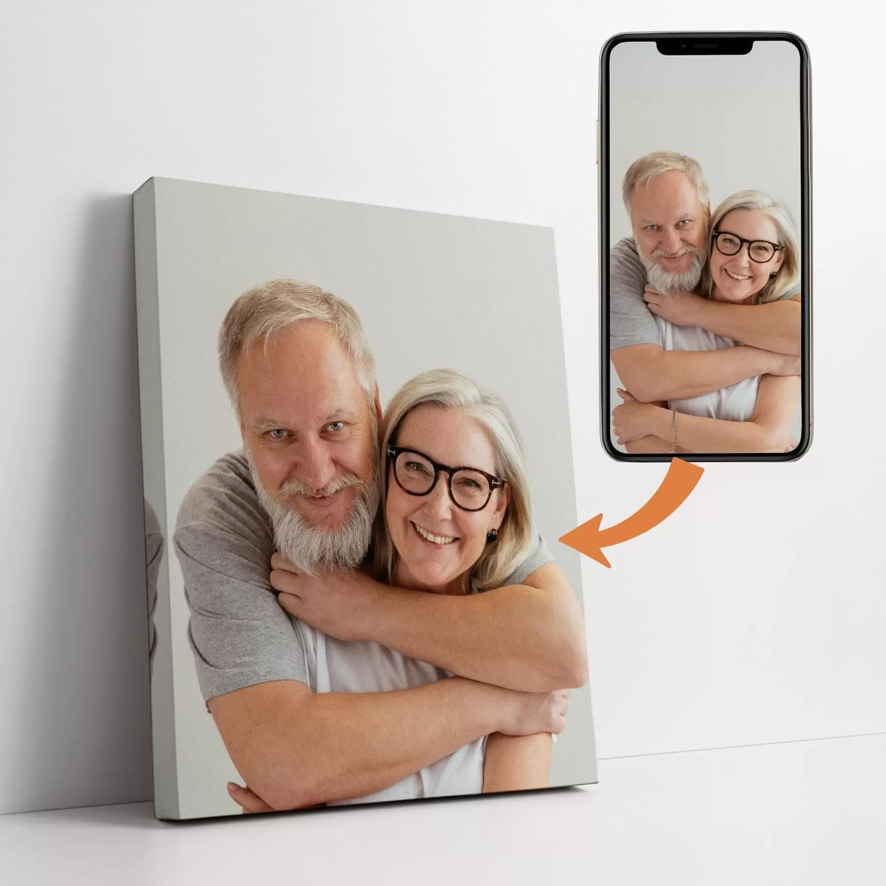 Pilt Kingitus paarile foto põhjal lõuendil s47186