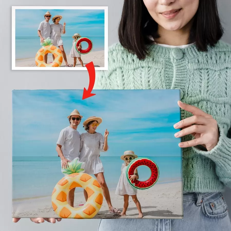 Pilt Perefoto trükkimine lõuendile s47190