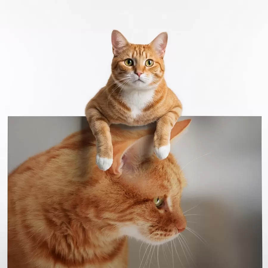 Pilt Teie kassi foto lõuendil s47194