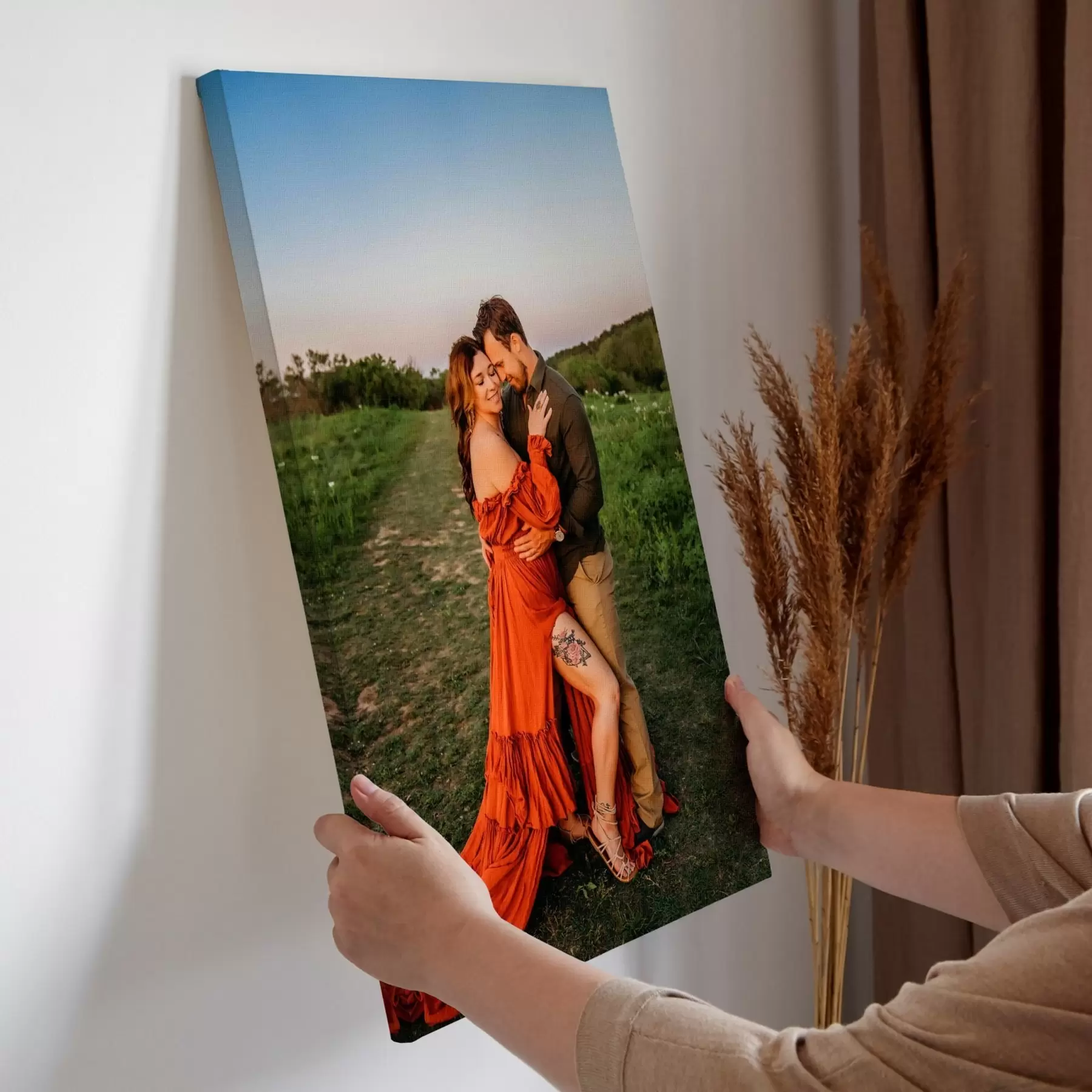 Pilt Kingitus paarile foto põhjal lõuendil s47198