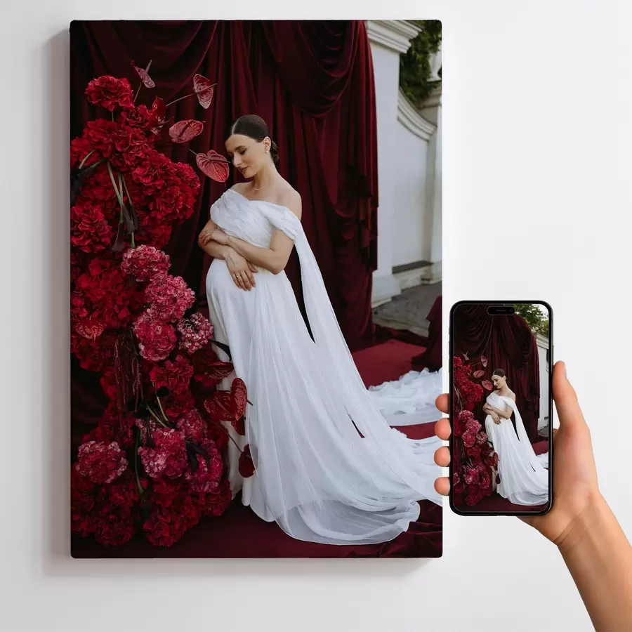 Pilt Tüdrukule kingitus tema foto põhjal s47201