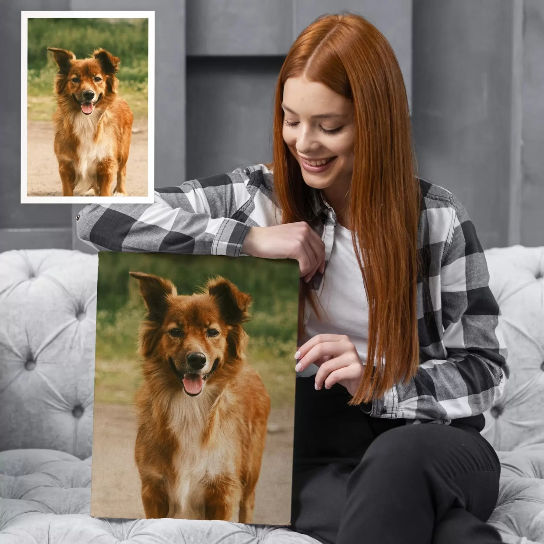 Pilt Teie koer valmistatakse tellimusel teie foto järgi s47214