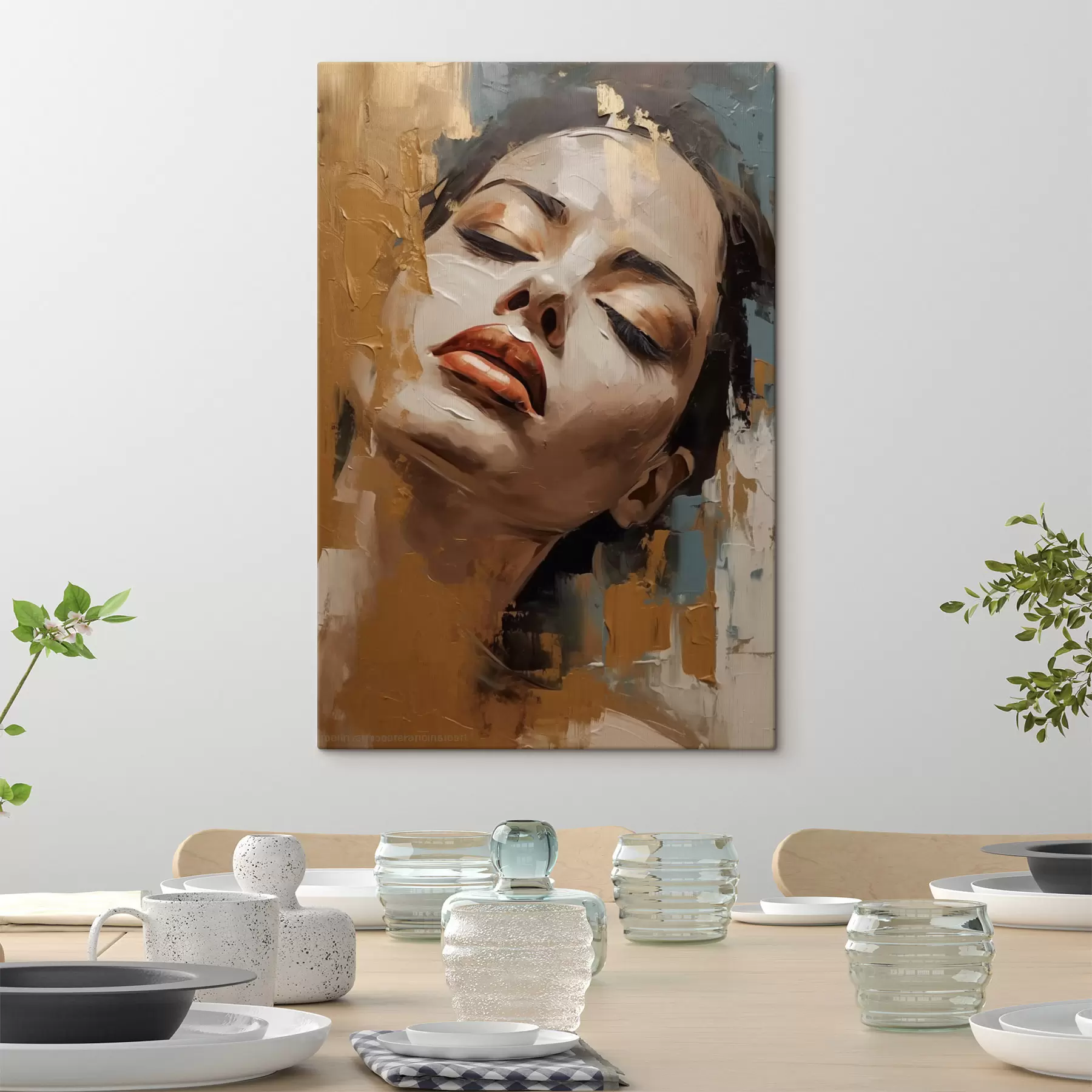 Pilt Tüdruku abstraktne portree s47392