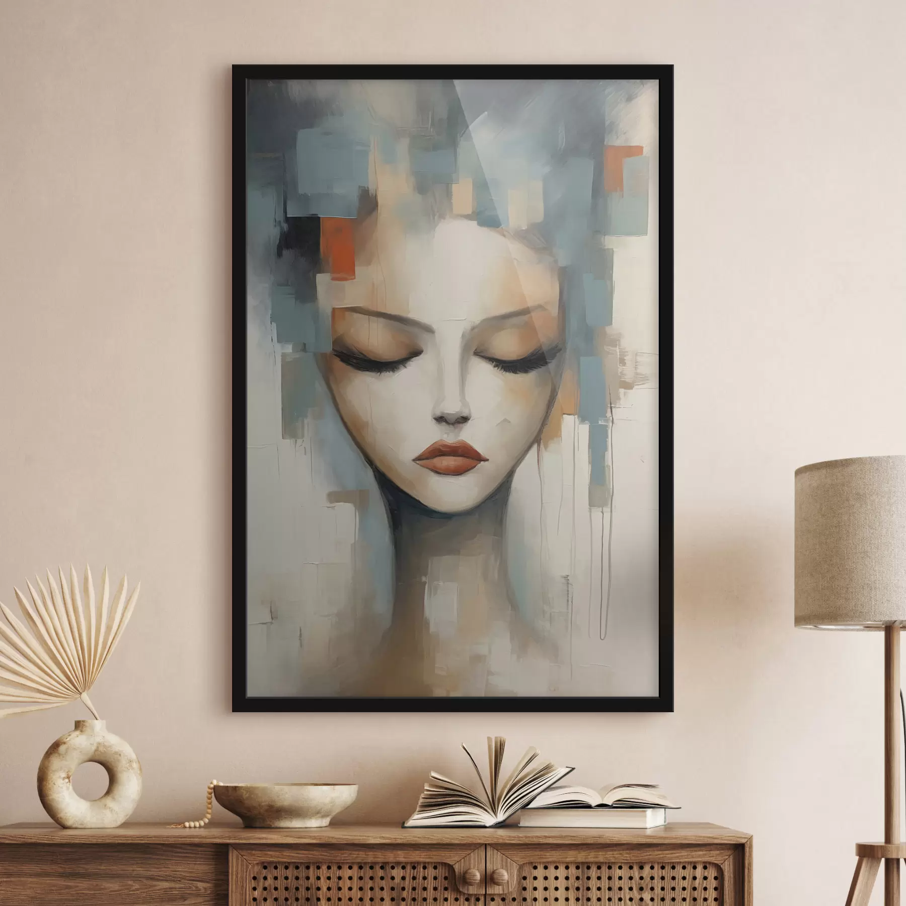 Fototapeedid Tüdruku abstraktne portree f47364