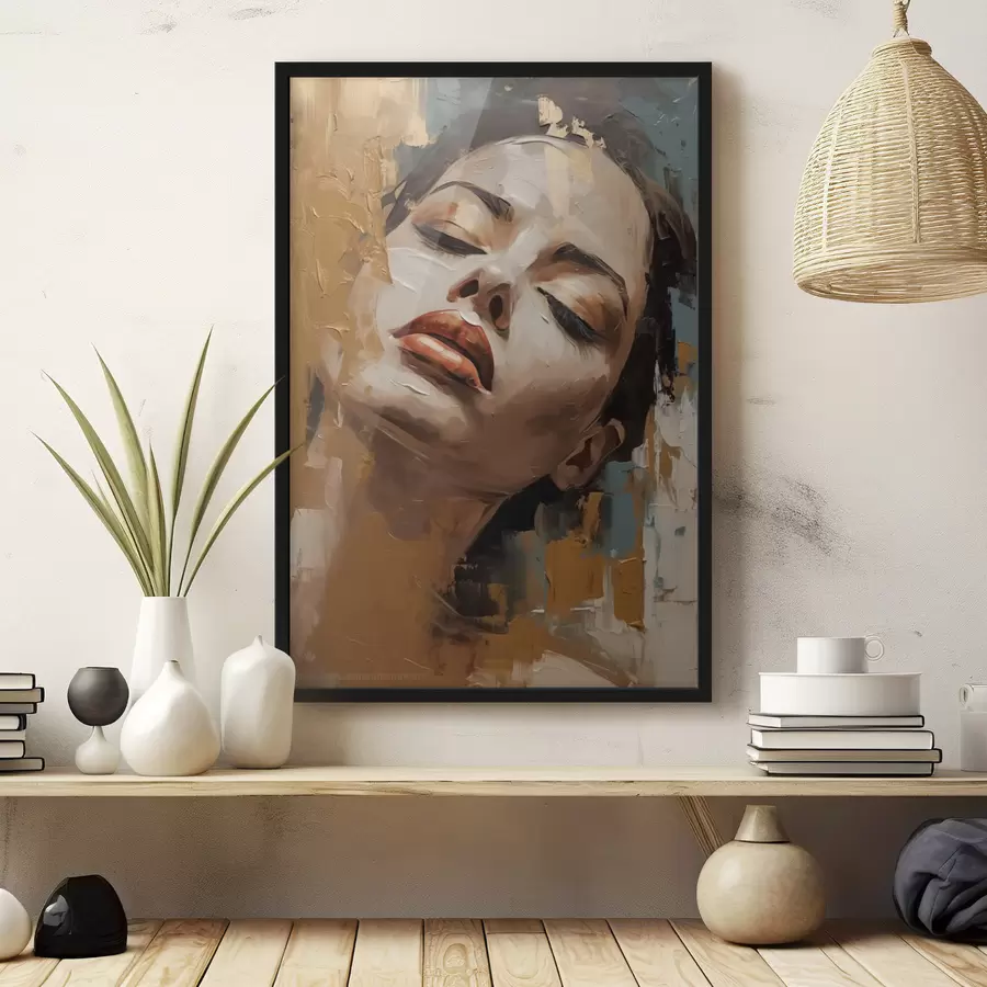 Fototapeedid Tüdruku abstraktne portree f47392