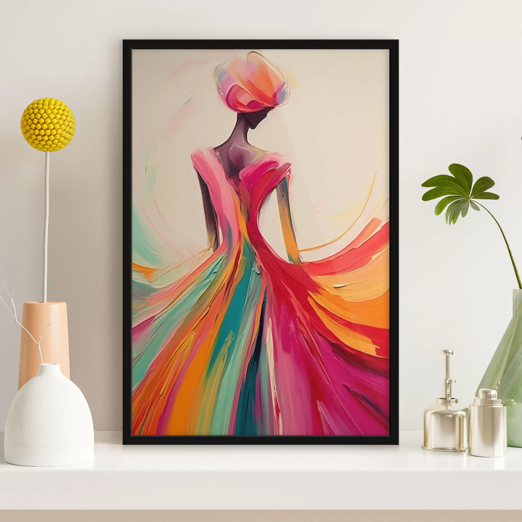 Fototapeedid Abstraktne tüdruk f47400