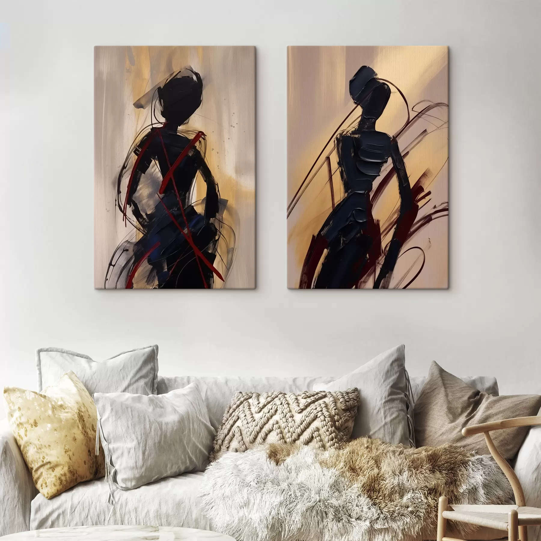 Pilt Abstraktsed siluetid m01194