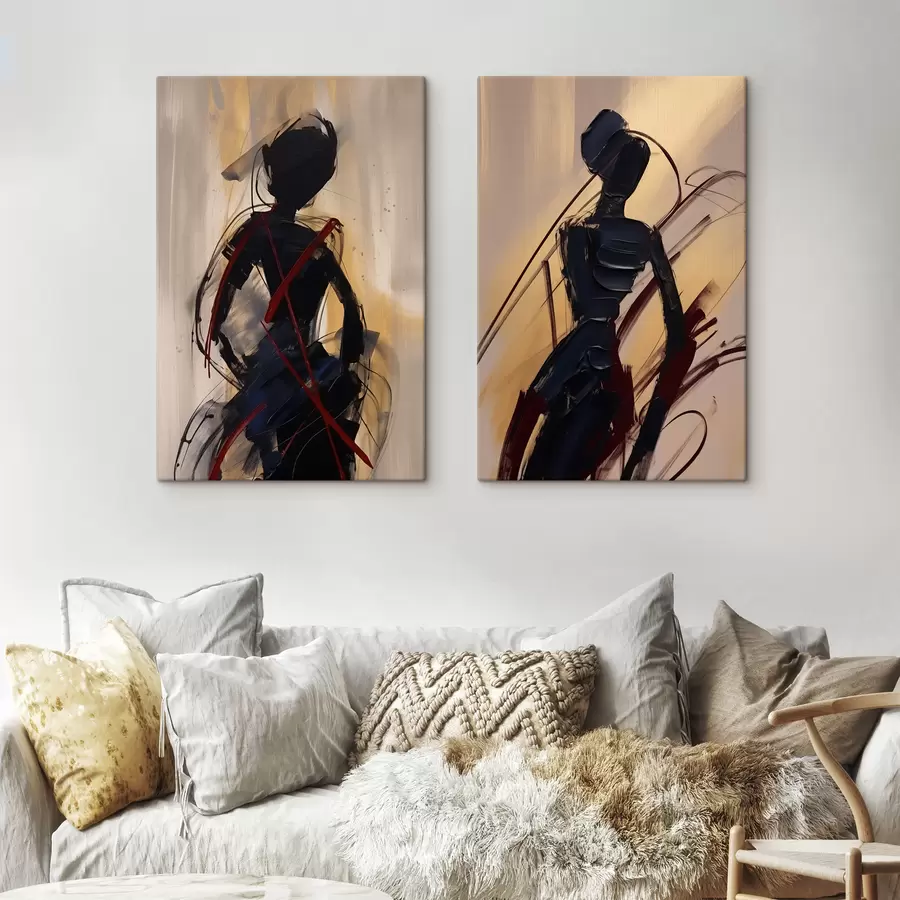 Pilt Abstraktsed siluetid m01194