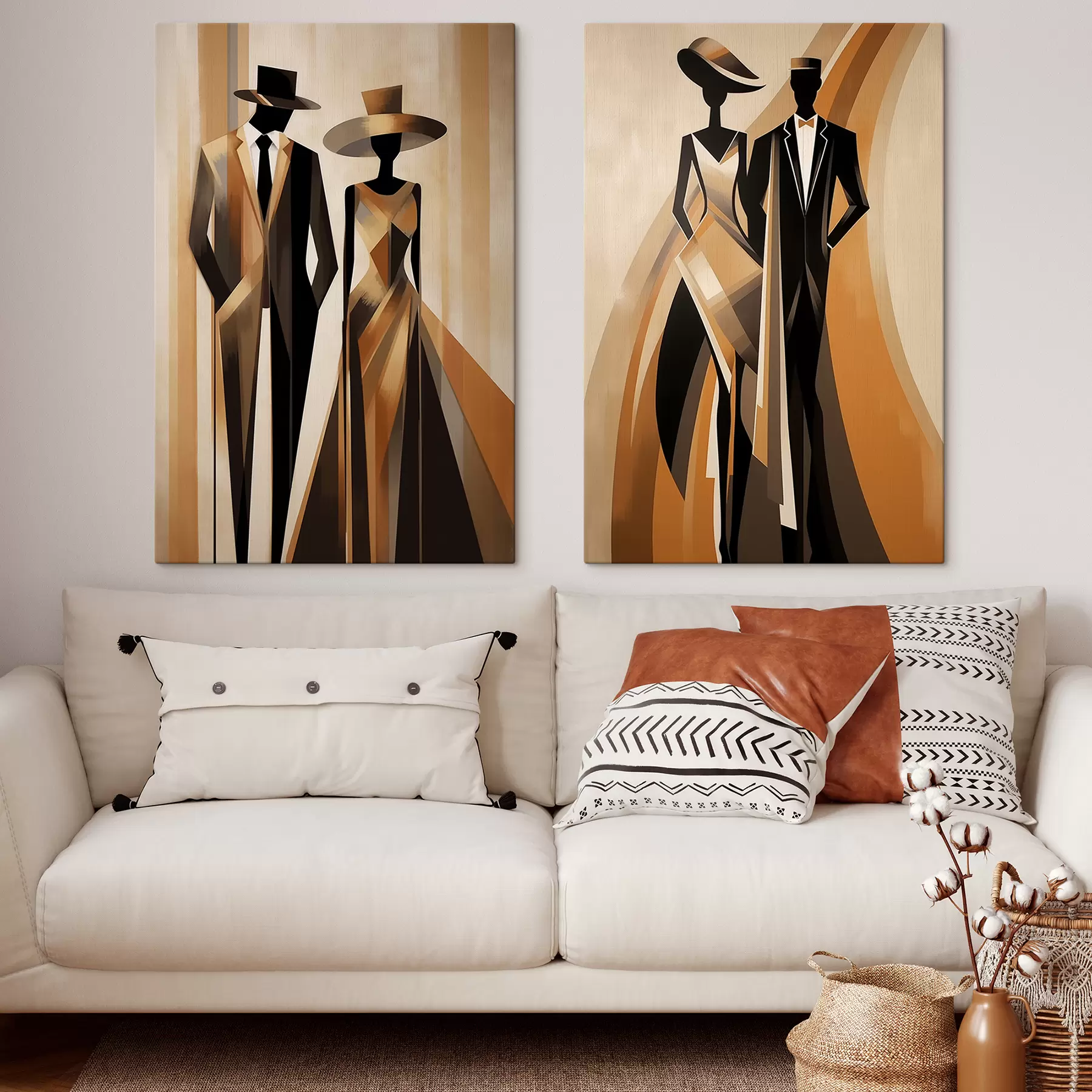 Pilt Abstraktne paar m01200