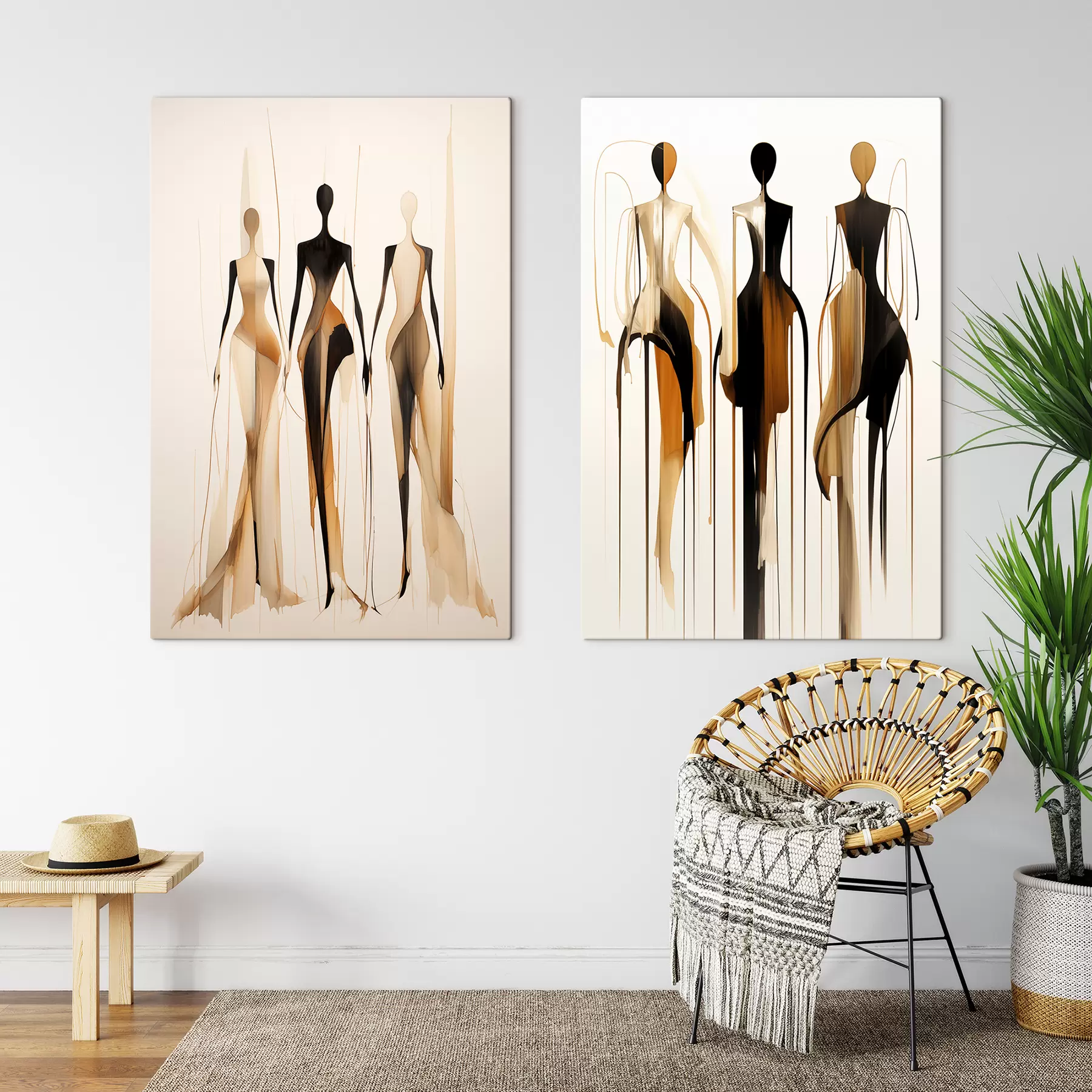 Fototapeedid Abstraktsed siluetid m01214