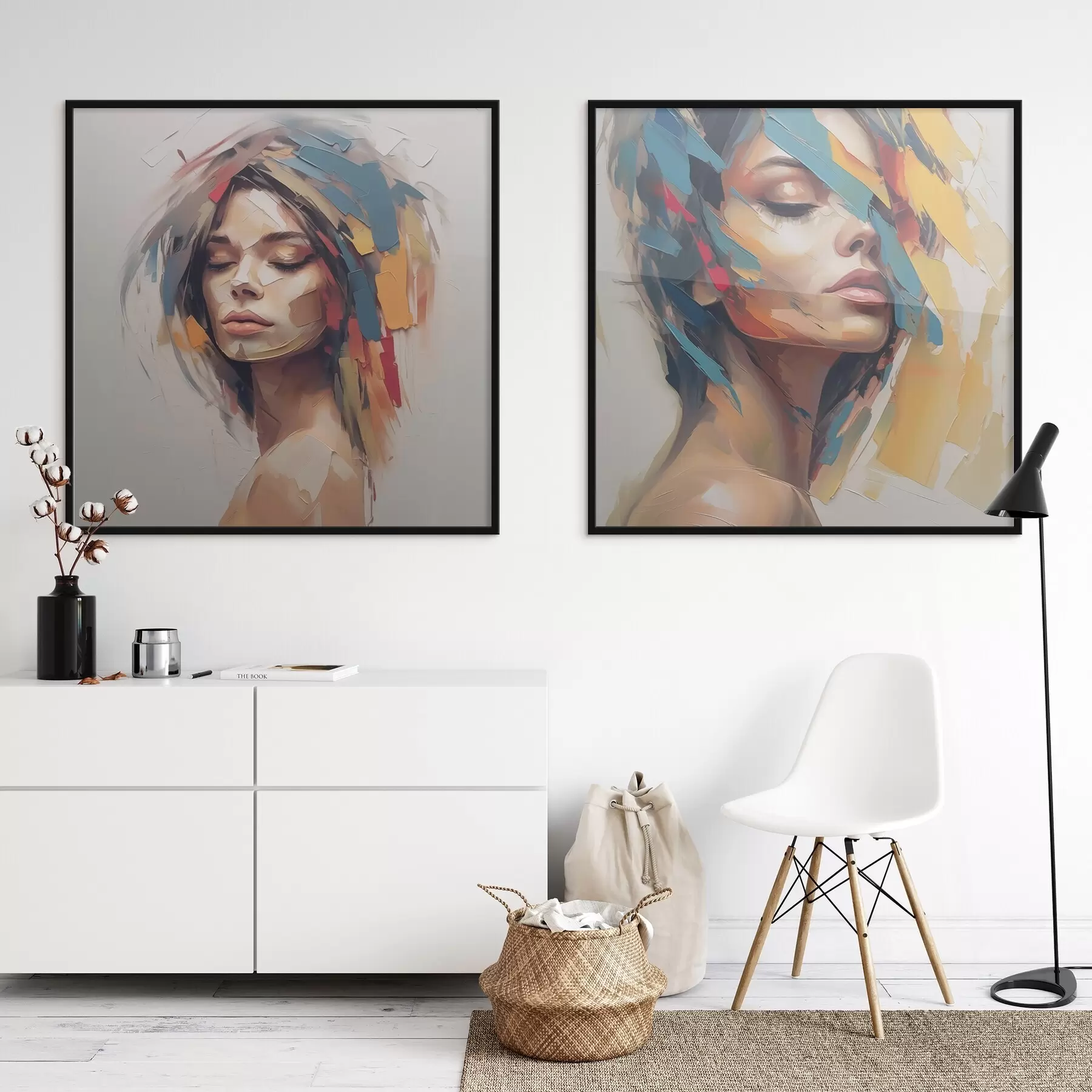 Fototapeedid Abstraktne naise portree d01081