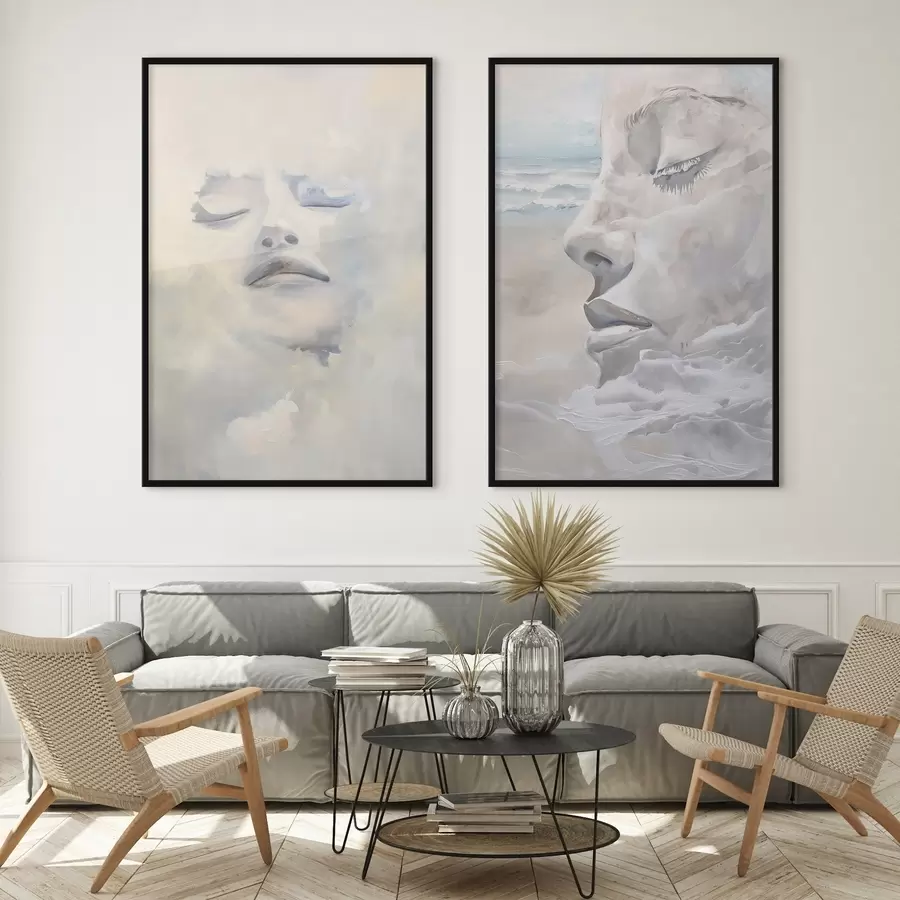 Fototapeedid Nägu pilvedes d01143