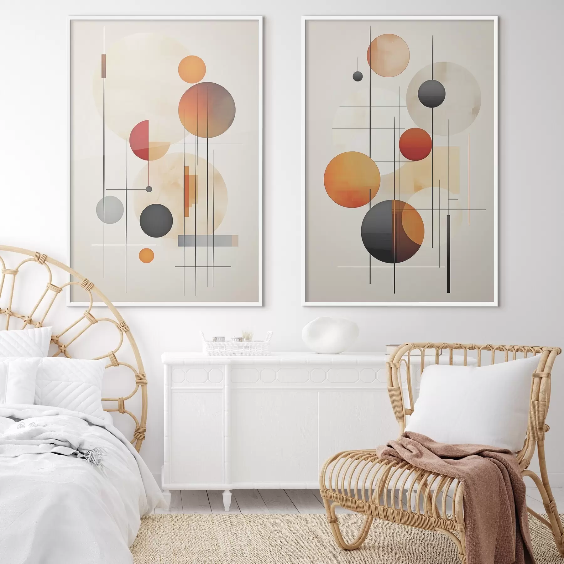 Fototapeedid Geomeetriline abstraktsioon sfääridega d01103