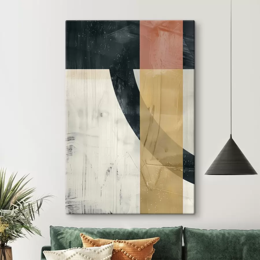 Pilt Geomeetrilised kujundid betoontaustal s47634