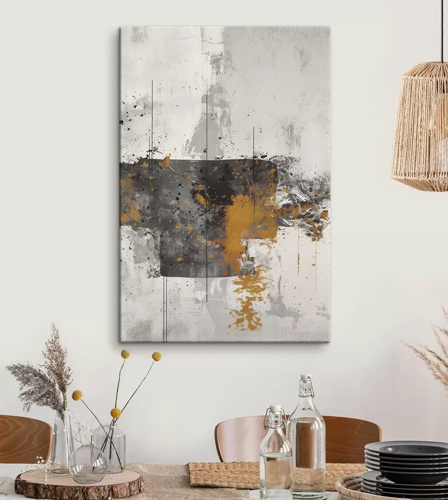 Pilt Abstraktne, pritsmed, värvi imitatsioon betoontaustal s47637