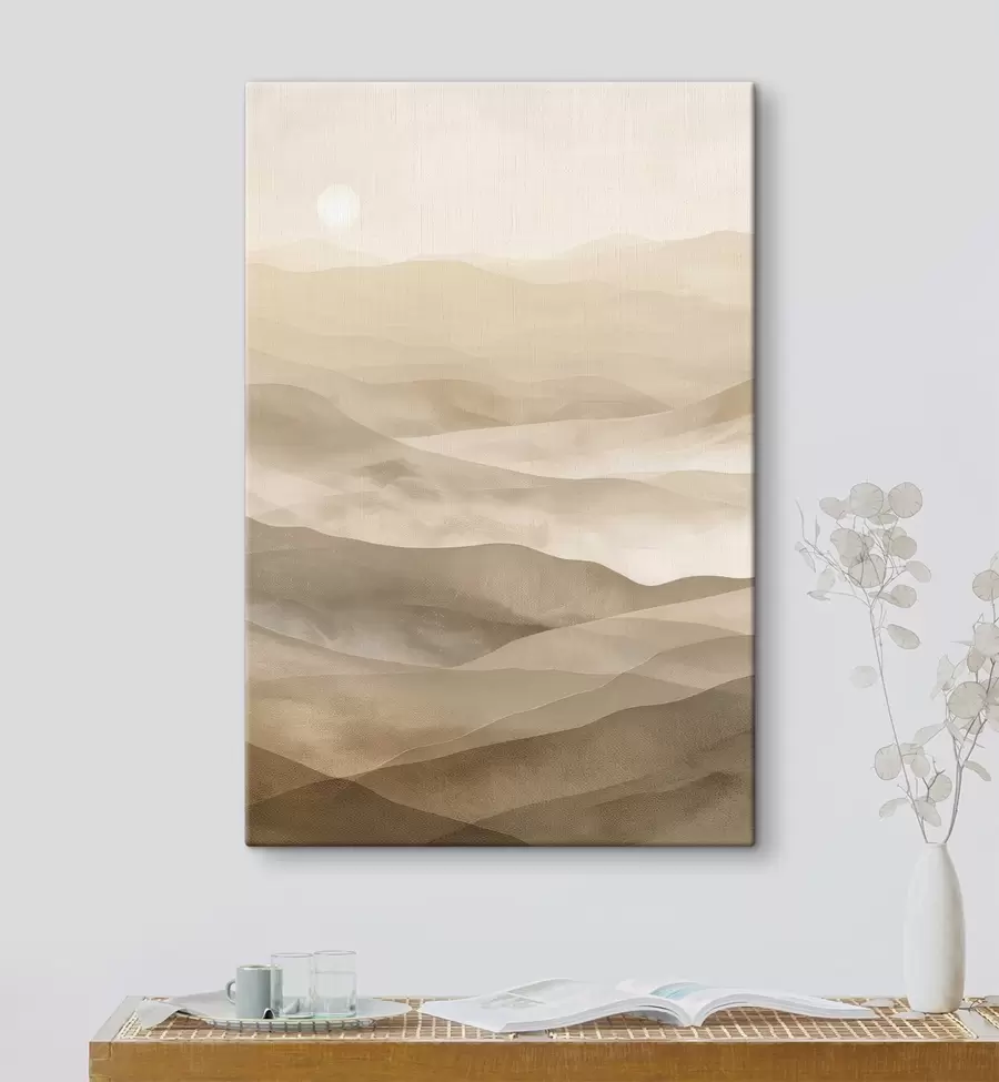 Pilt Hele toonidega mäed, akvarelli imitatsioon s47638