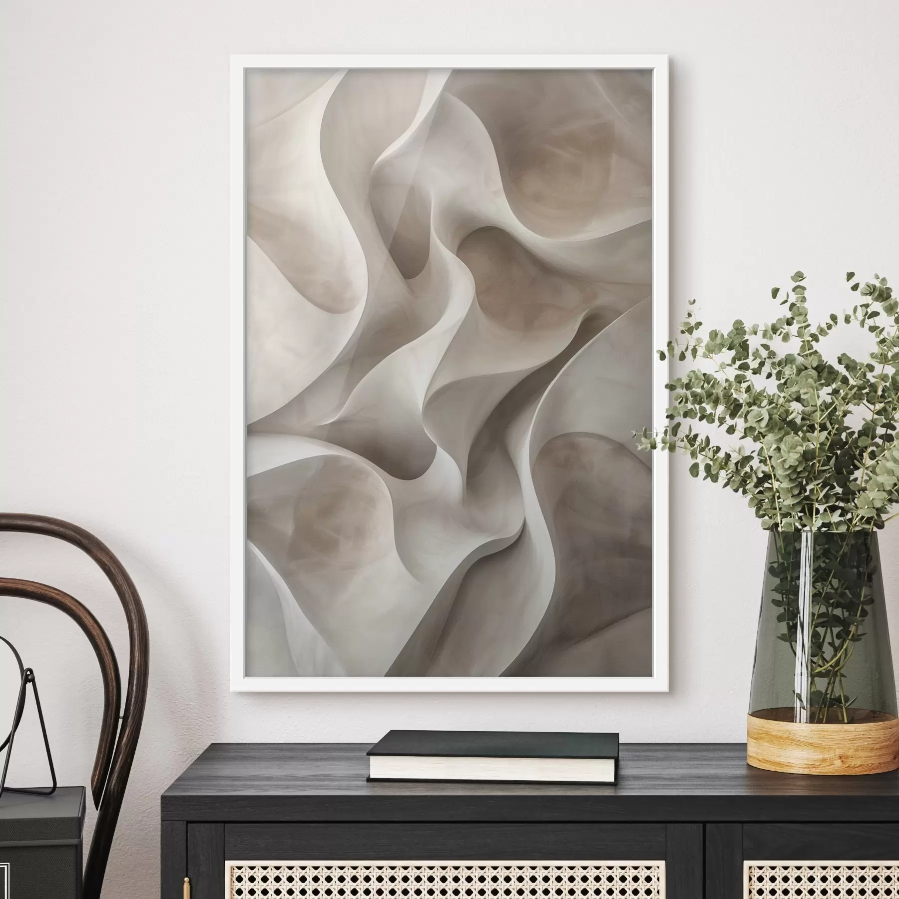 Fototapeedid Volumetriliste lainete imitatsioon f47629