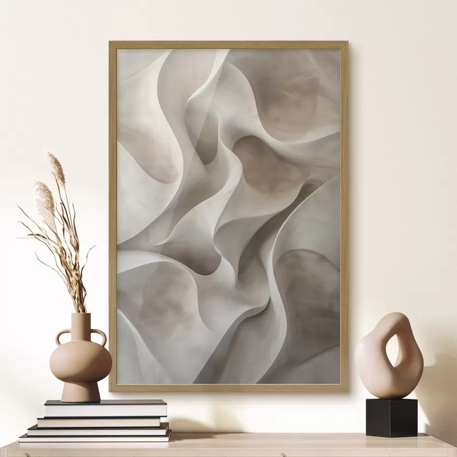 Fototapeedid Volumetriliste lainete imitatsioon f47629