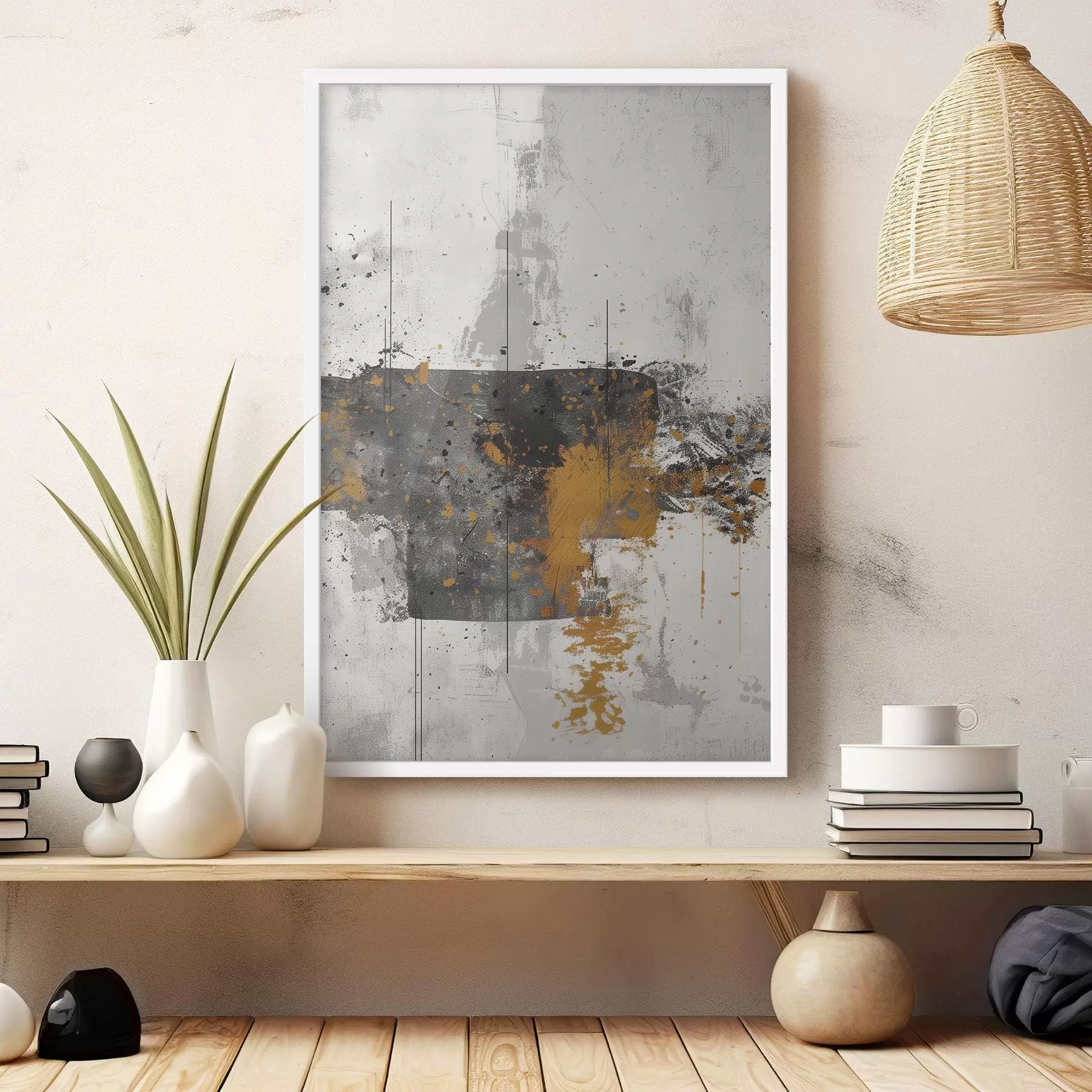 Fototapeedid Abstraktne, pritsmed, värvi imitatsioon betoontaustal f47637